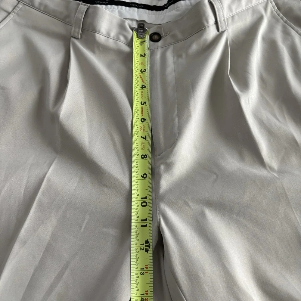 Jack Nicklaus Golf Pants Beige Pleated Dress Trousers Menswear 38x32‎